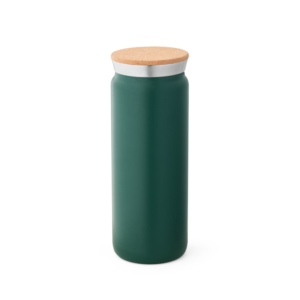 Bouteille promotionnelle thermique 600 ml - LAVINE Vert fonce